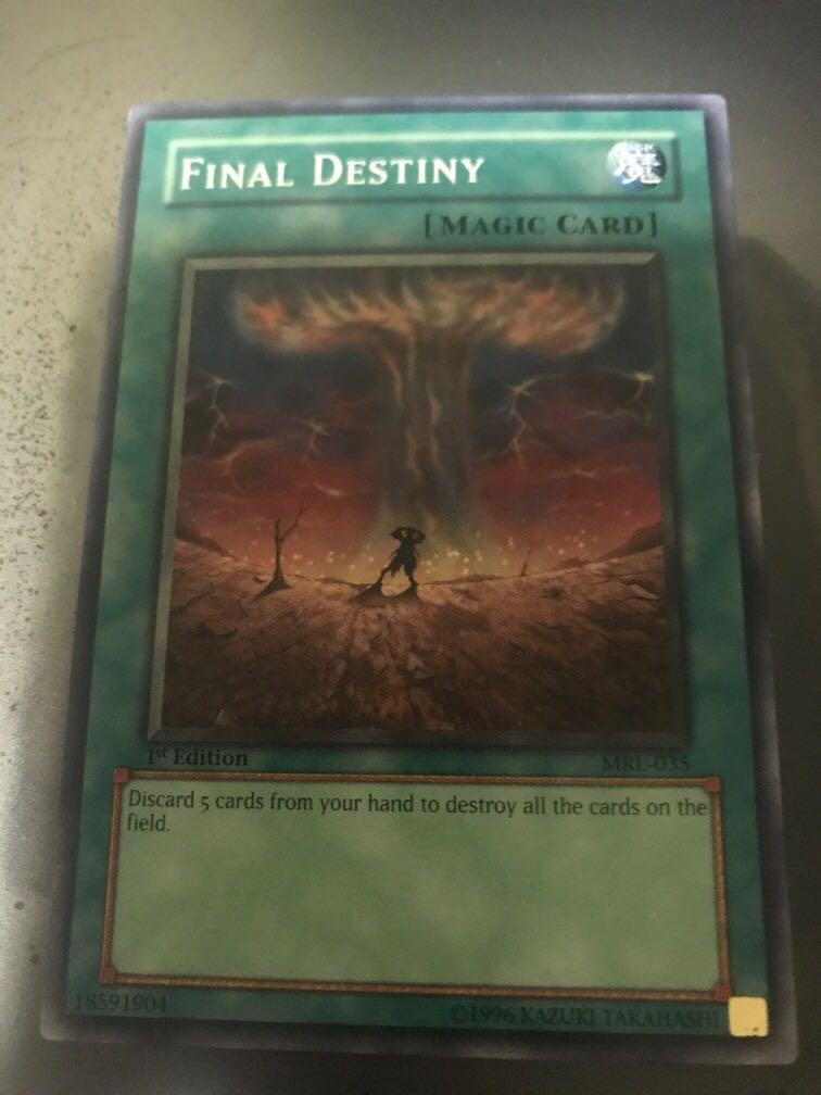 Final Destiny Asia english yugioh, Hobbies & Toys, Toys & Games on ...