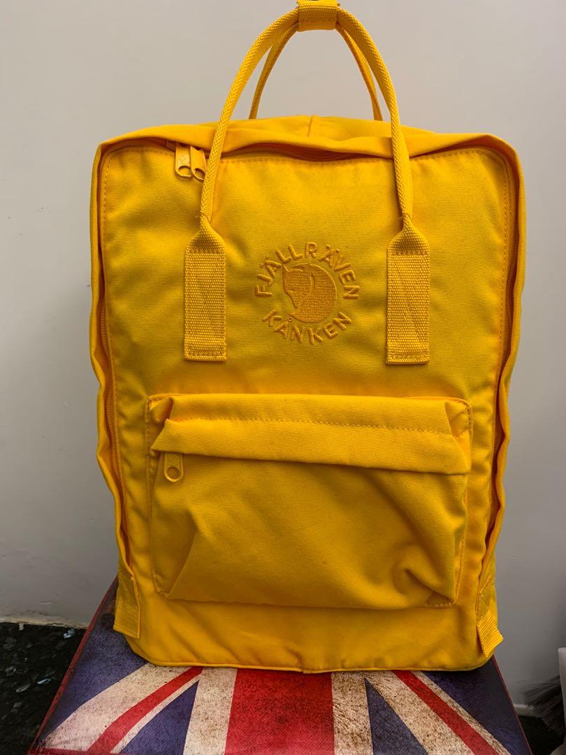 fjallraven re kanken sunflower yellow