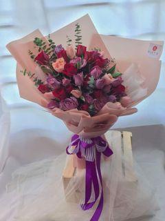 Flower rose bouquet delivery