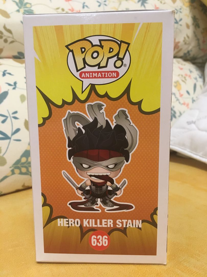 Funko POP! My Hero Academia - Hero Killer Stain Vinyl Figure #636 2019 NYCC Fall Convention Limited Edition