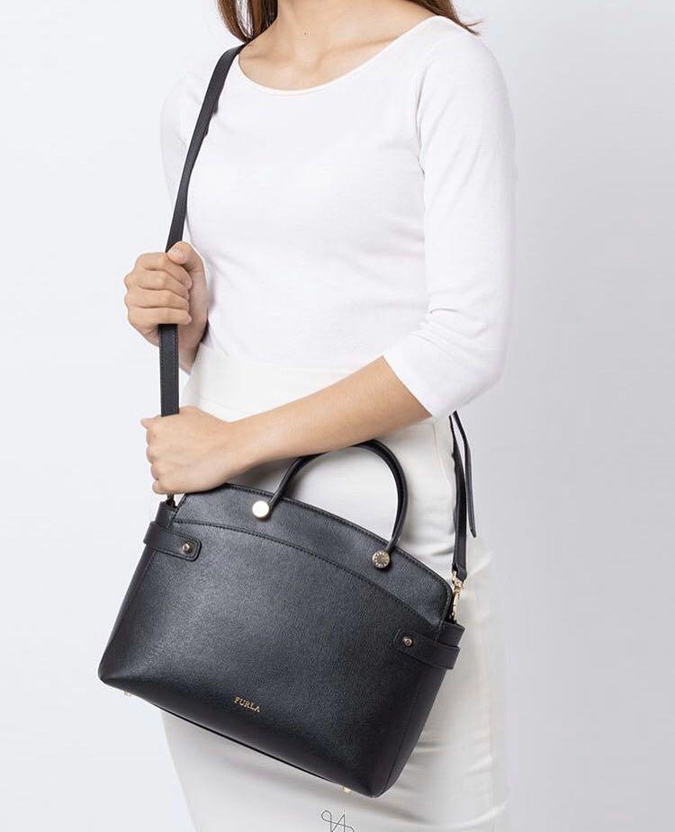 Furla Large Agata In Black