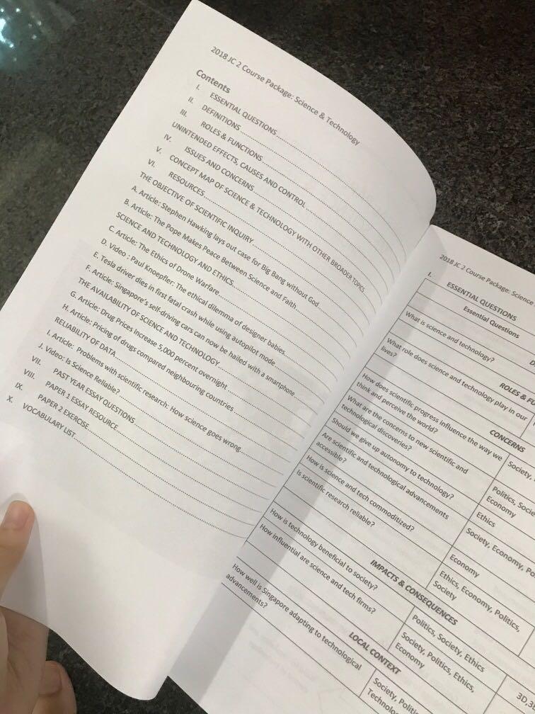 General paper A level notes, Hobbies & Toys, Books & Magazines ...