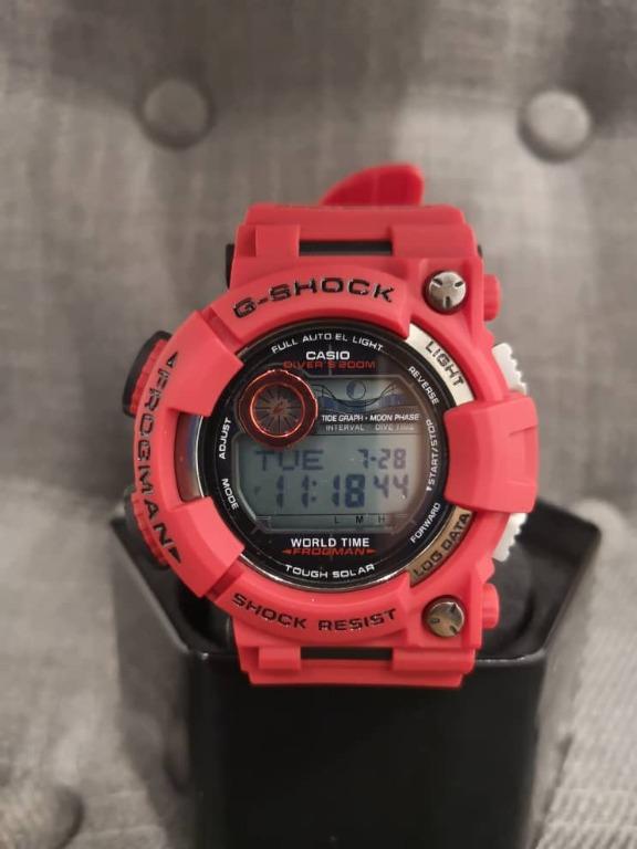 G SHOCK FROGMAN GWF 1000 Men in Burning Red
