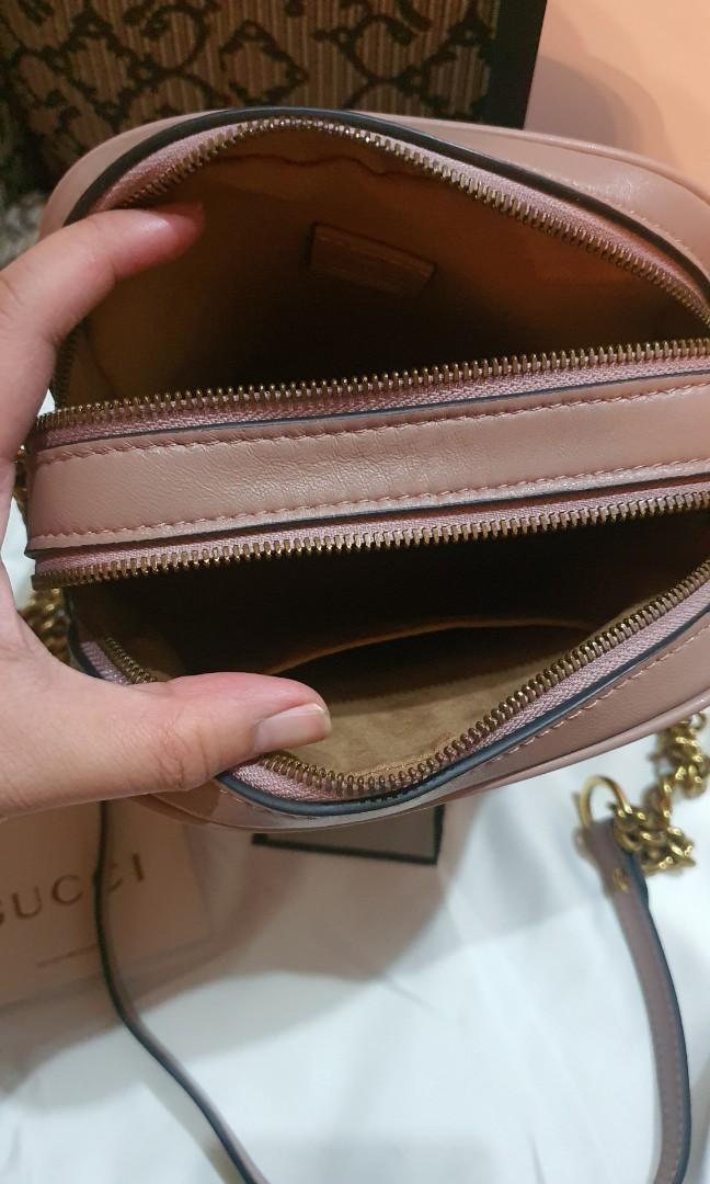 Gg marmont tall chevron leather crossbody bag on sale