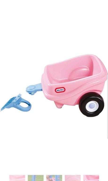Little tikes princess cozy deals coupe trailer