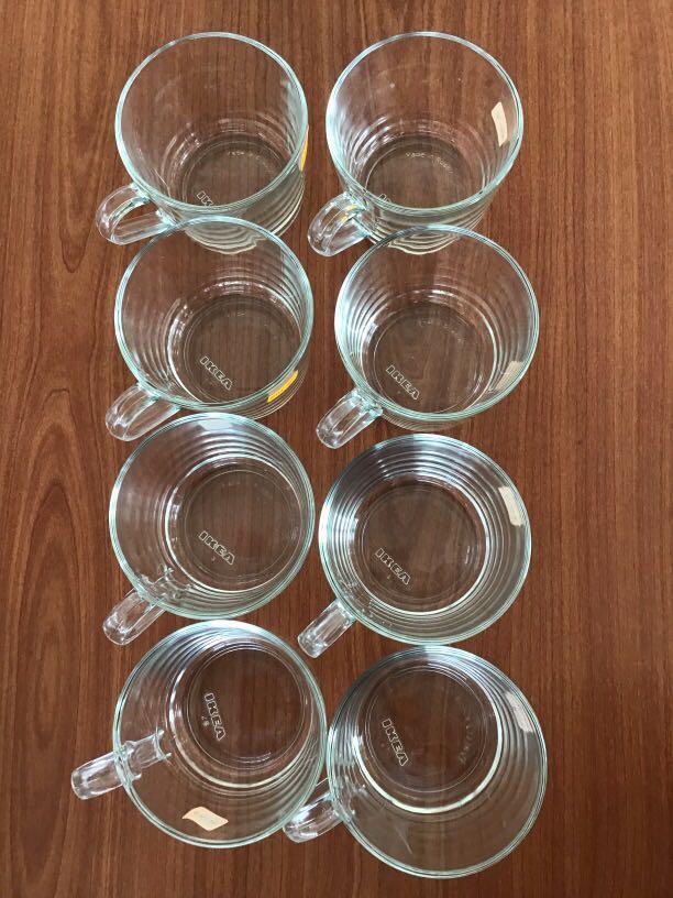 Ikea Glass Cup, Furniture & Home Living, Kitchenware & Tableware