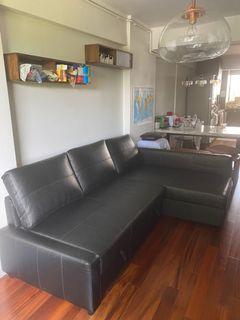 Ikea leather sofa