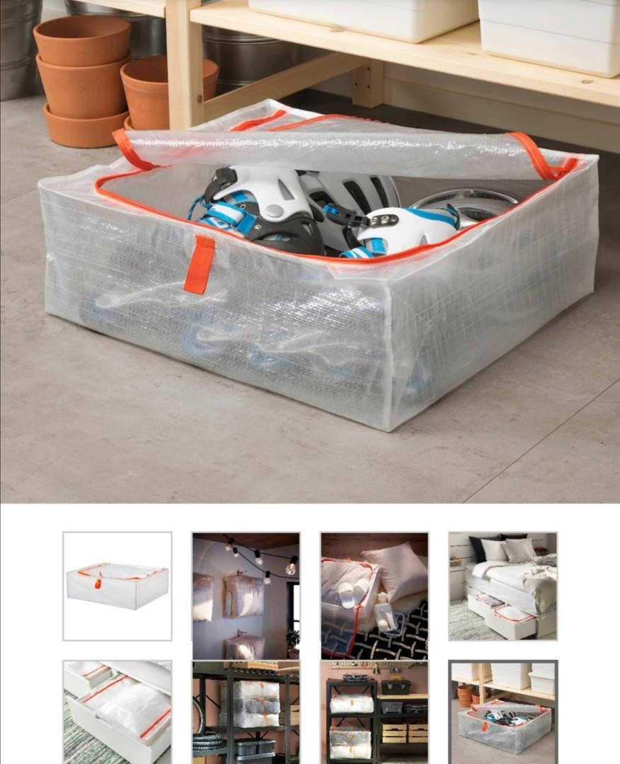 IKEA Parkla Custodia - 55x49x19 Cm, Polipropilene, Per Riporre Vestiti E Oggetti - Foto 6