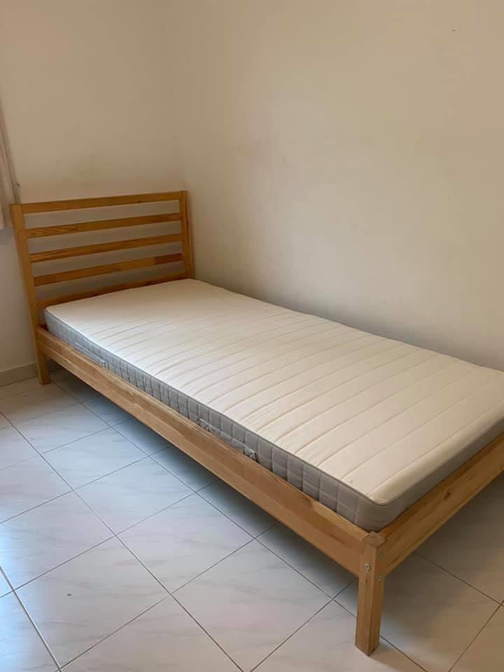Ikea Single Bed Mattress Furniture Beds Mattresses On Carousell