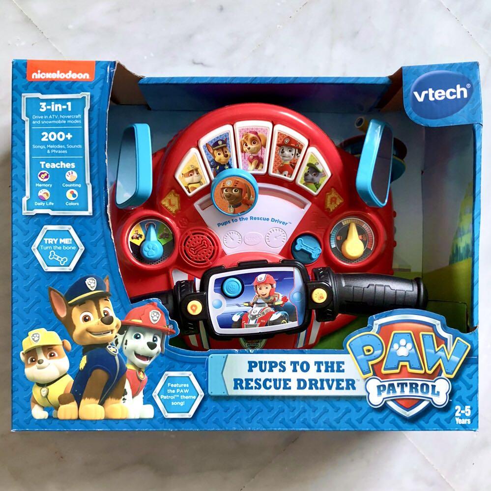 In-Stock) VTech Paw Patrol Pups the Rescue Driver (Brand New), Babies & Kids, Infant Playtime on Carousell