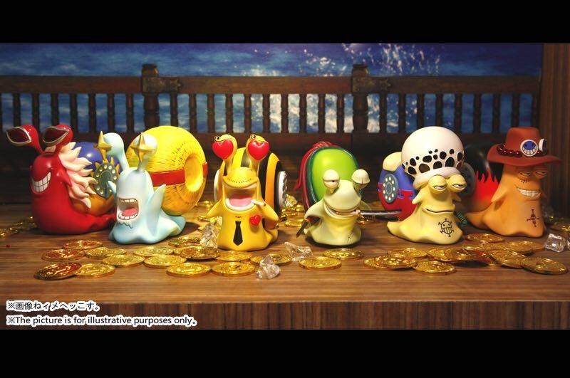 [IN-STOCK]ONE PIECE: TRANSPONDER SNAILS FIGURE STATUE, Hobbies & Toys