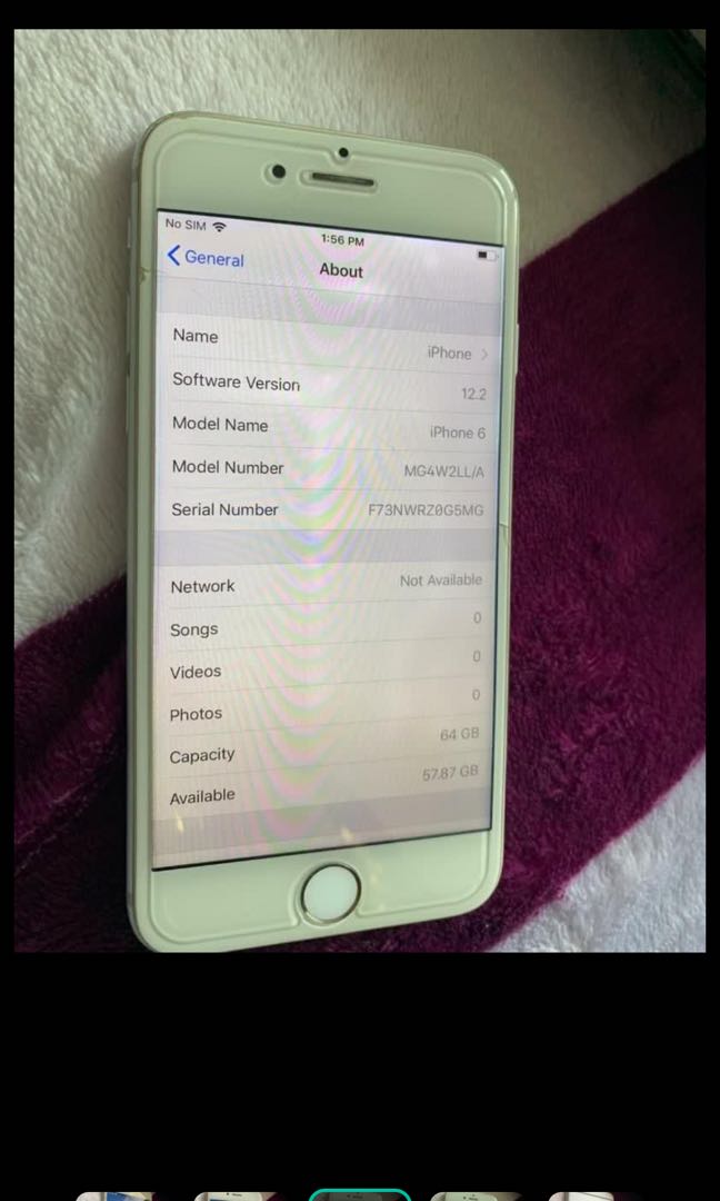 IPhone 6 64gb cracked Lcd phone Sale