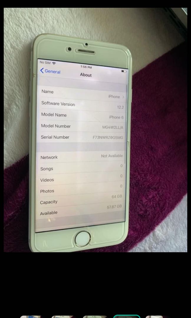 IPhone 6 64gb cracked Lcd phone Sale