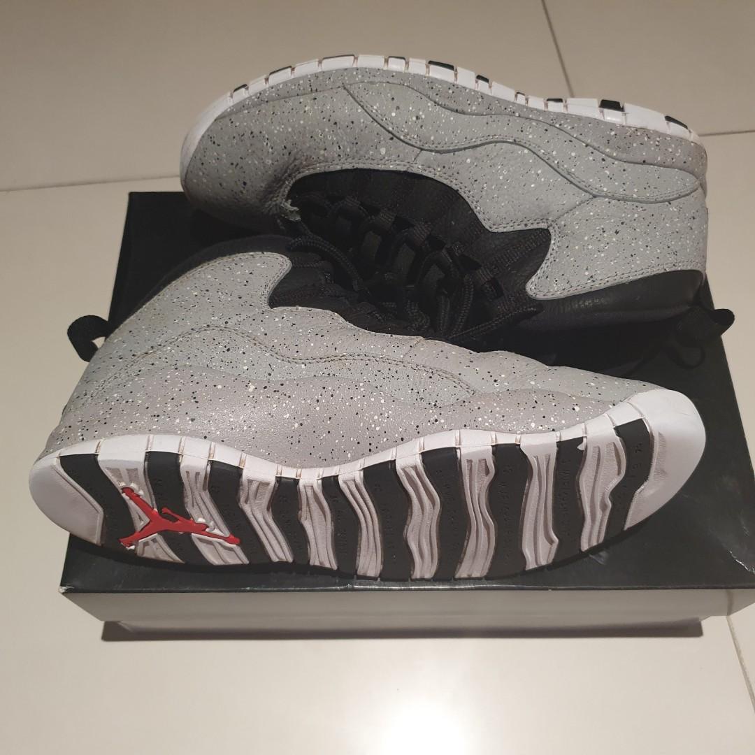 Jordan 10 cement men's on sale