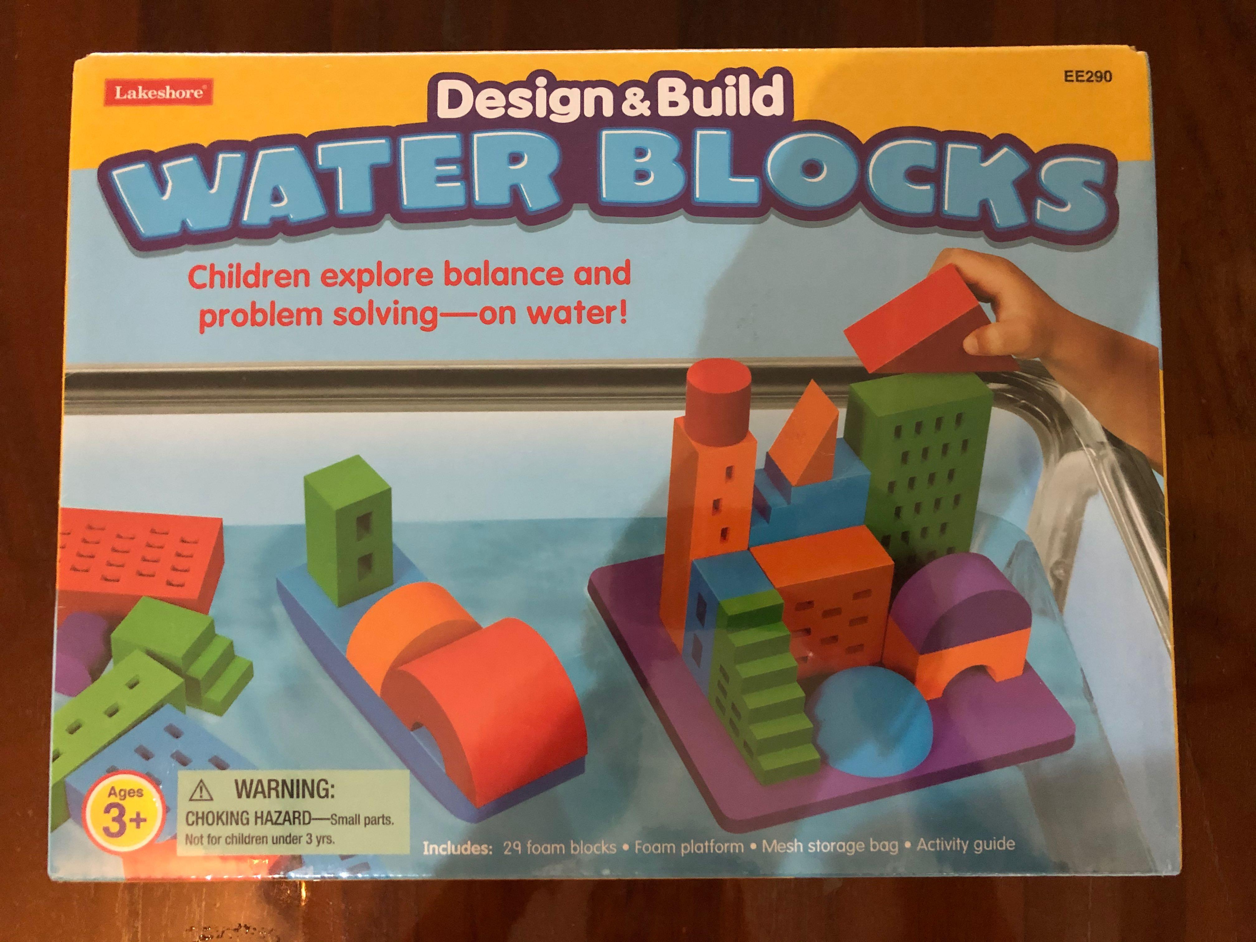 Lakeshore Water Foam blocks, Hobbies & Toys, Toys & Games on Carousell