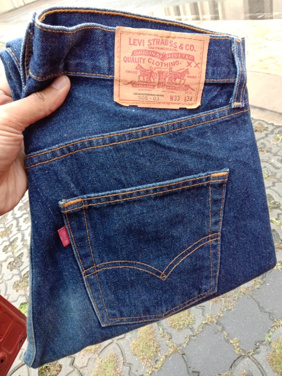 LEVIS 505 MADE IN USA, Men's Fashion, Bottoms, Jeans on Carousell