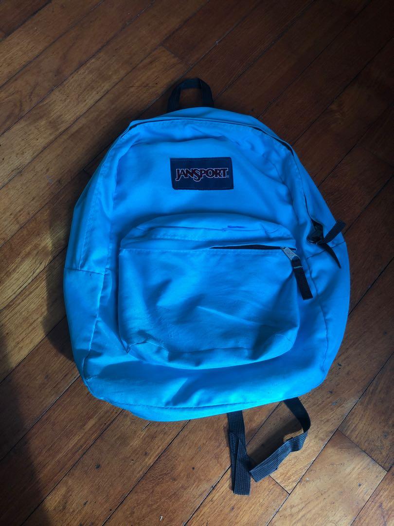 light blue jansport