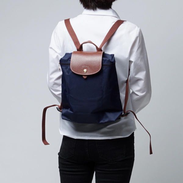 Longchamp Le Pliage Backpack - Navy