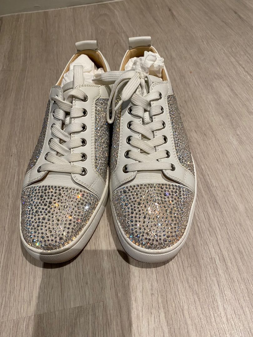 swarovski louboutin trainers