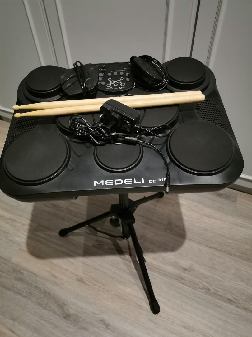 Medeli dd315 portable drums boxed with stand