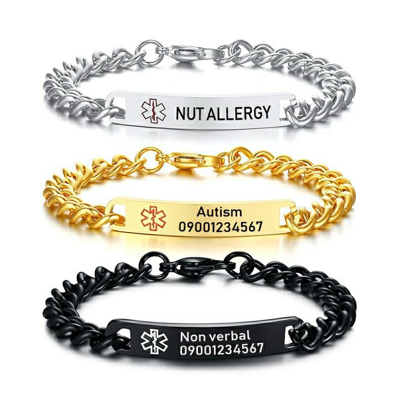 medical allergy jewelry