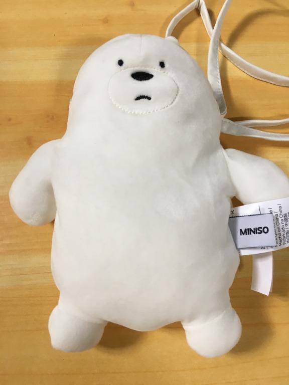 EXCELLENT USED CONDITION Miniso We Bare Bears Sling Bag Small Preloved