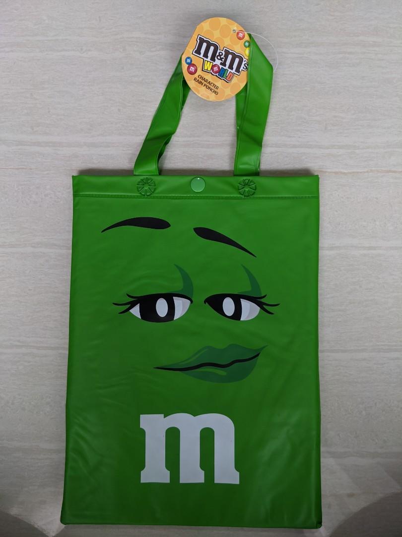 M&M's World Blue Characters Poncho in Tote Bag One Size New with Tag 