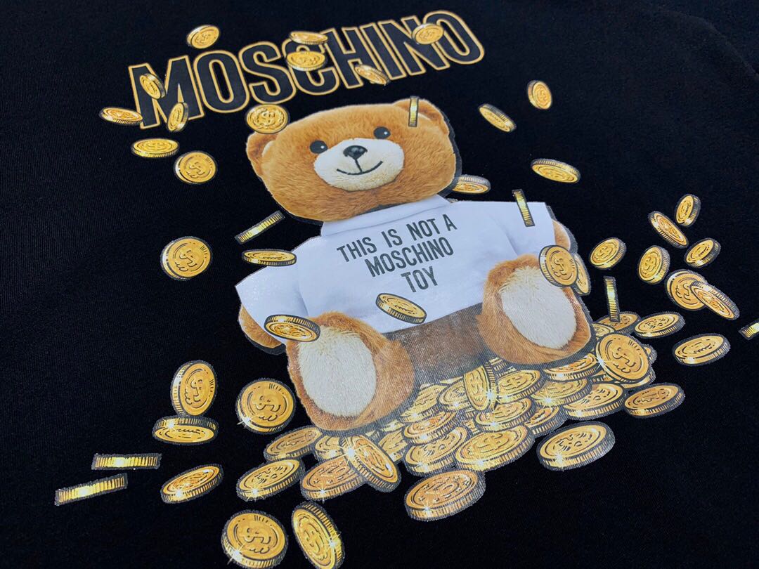 Moschino 金幣小熊短袖T恤
