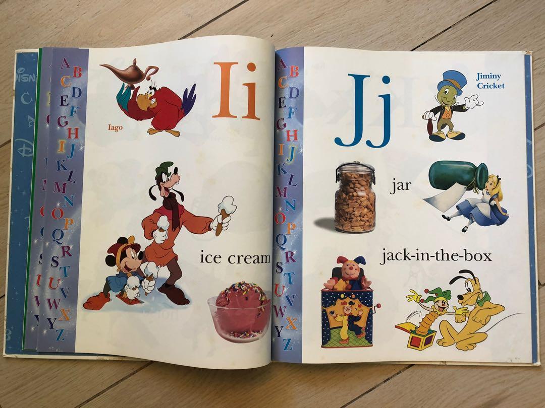 My first Disney ABC word book 迪士尼初學生字書, 興趣及遊戲, 書本 &amp; 文具, 小說 &amp; 故事書 ...
