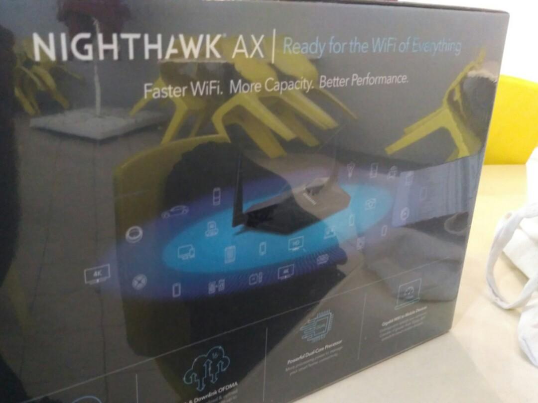 Bnib Netgear Modem Router Netgear router wifi6 nighthawk rax40 bnib, Computers & Tech, Parts ...
