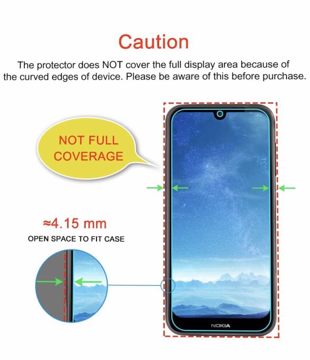 Nokia 4.2 透明鋼化防爆玻璃 保護貼 9H Hardness HD Clear Tempered Glass Screen Protector (包除塵淸㓗套裝）(Clearing Set Included)