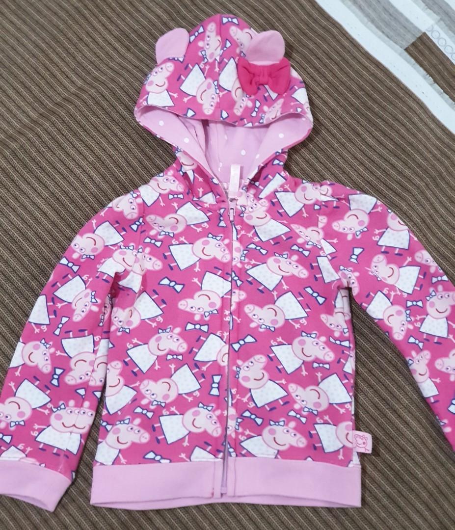 Peppa Pig Hoodie with 3D ears and bow