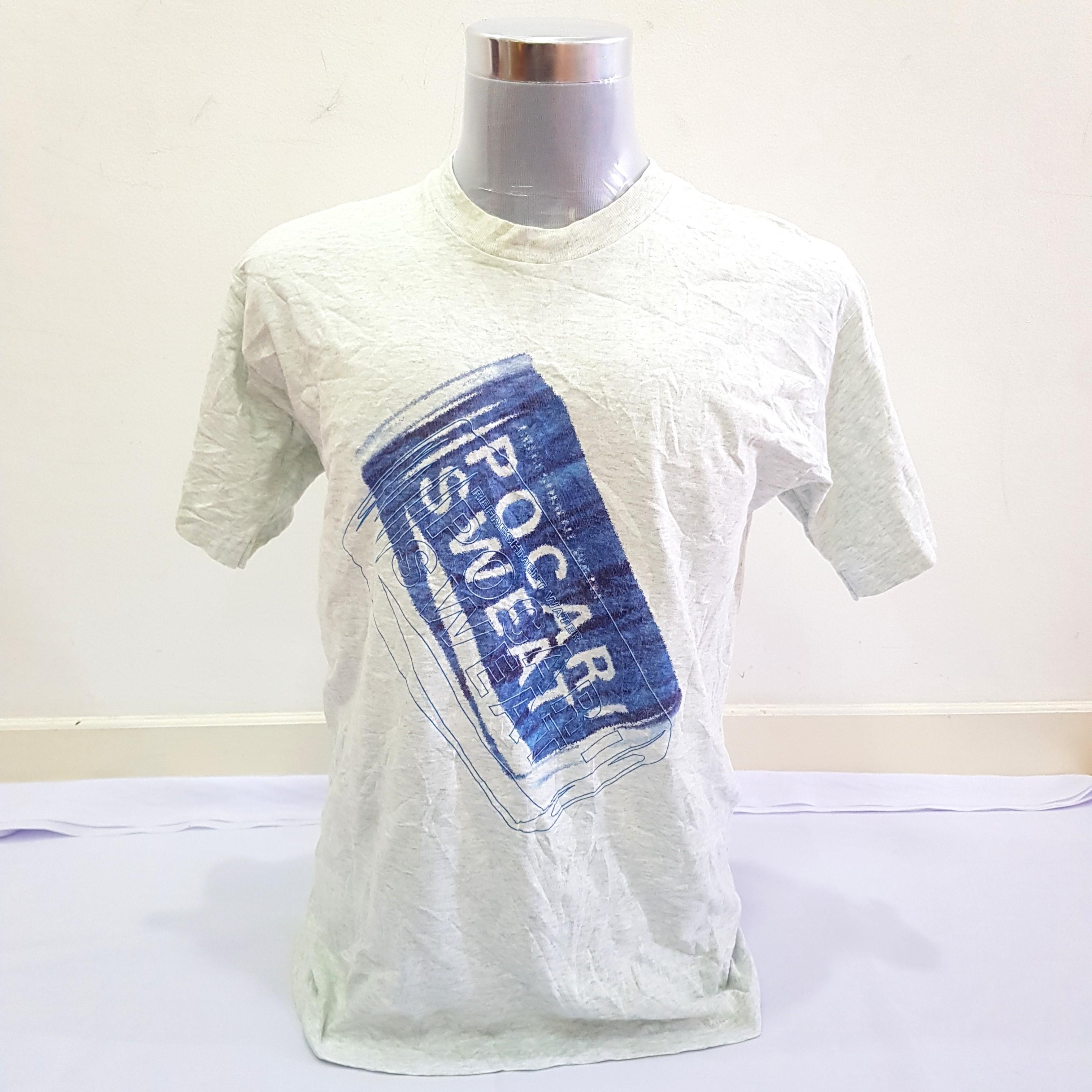 Pocari Sweat T Shirt Men S Fashion Clothes Tops On Carousell