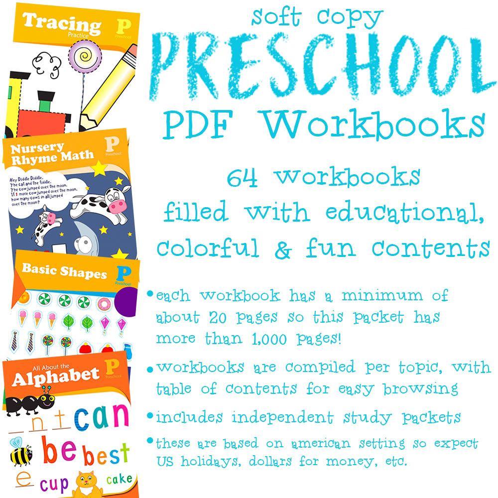 Preschool Kinder Grade 1 2 3 4 5 Digital Worksheets Pdf Printable Workbooks Books Children S Books On Carousell