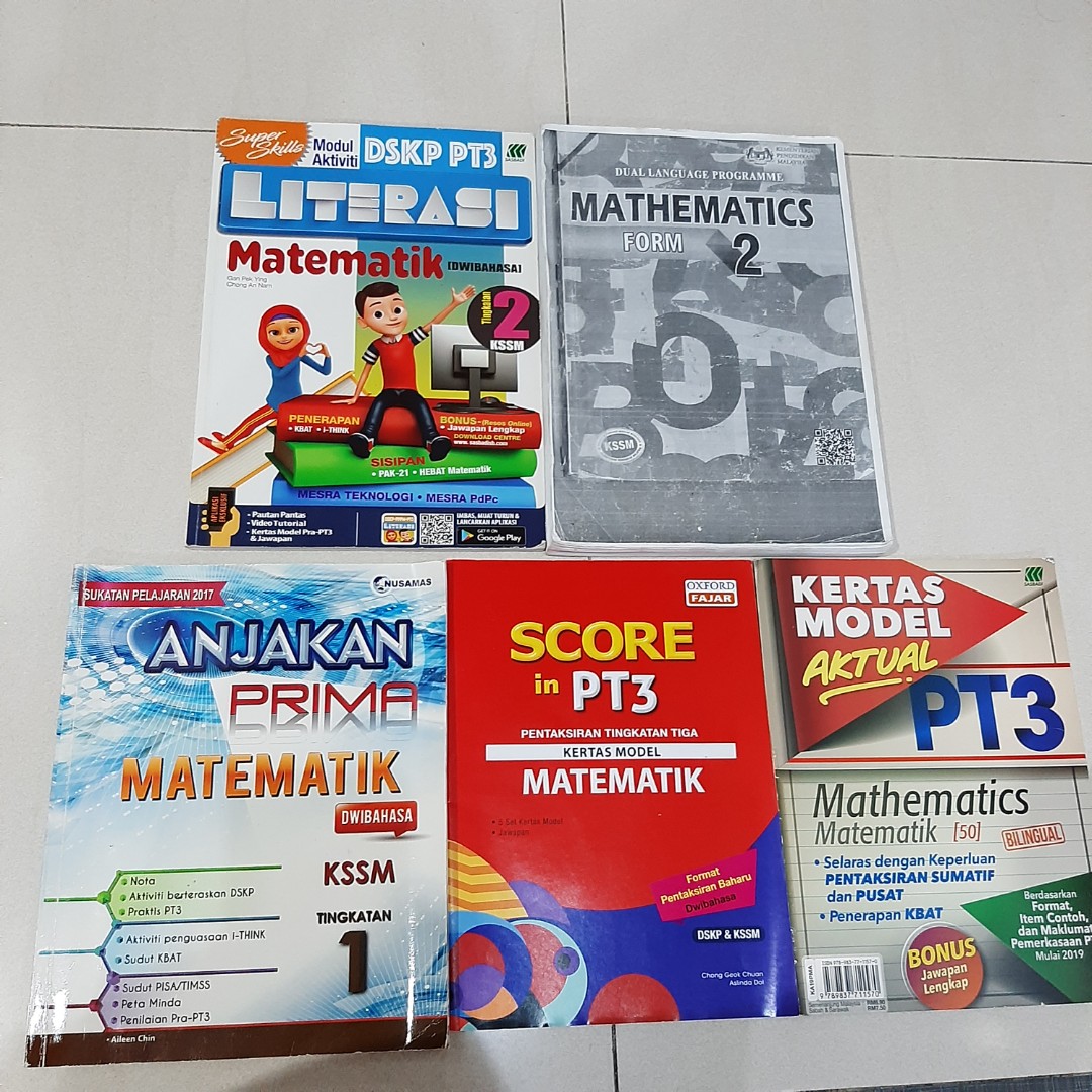 Pt3 Maths Model Papers Exercises Books Stationery Books On Carousell