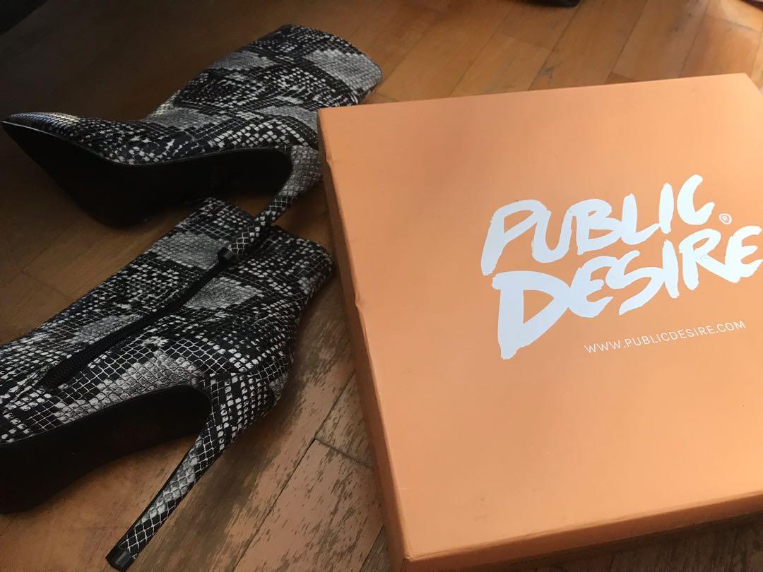 public desire snake boots