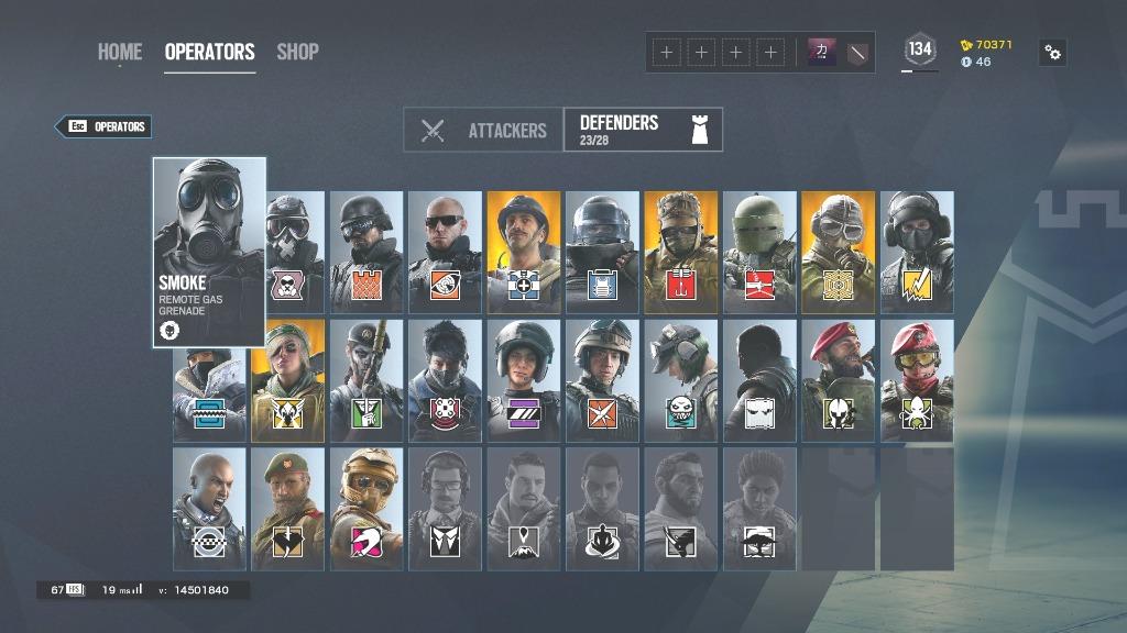Rainbow Six Siege Account, Lvl 134 70k Renown 46 R6 Credits, Video