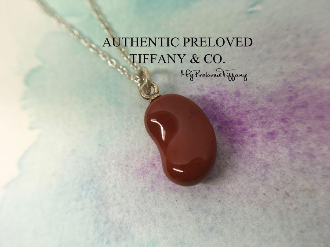 Red top bean necklace