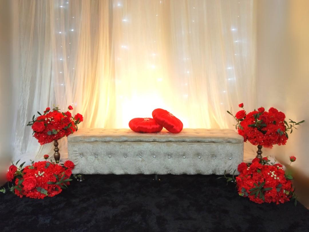 Rent Mini Pelamin Dais Tables And Chairs Rental Sofa Backdrop Bench Cheap Delivery Setup Event Ceremony