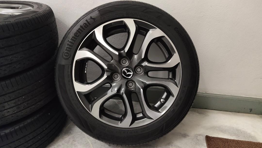 Rim Enkei Mazda 2 16 Inci Tayar Continental Cc6 Auto Accessories On Carousell