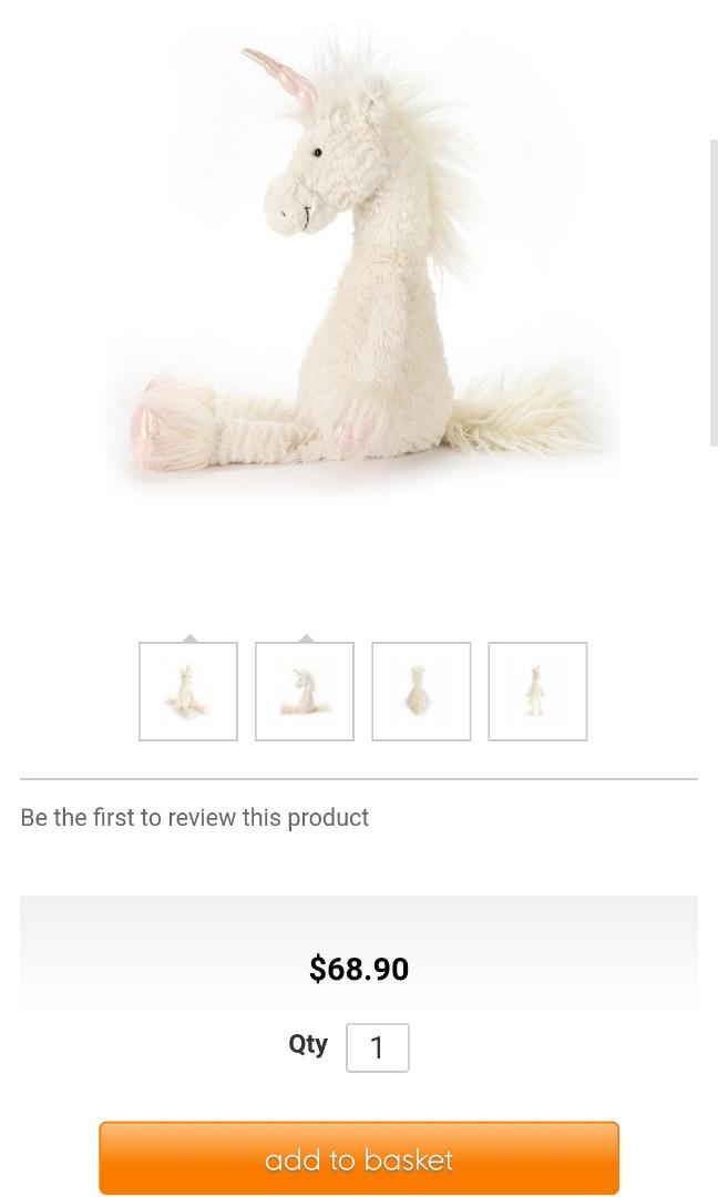 Jellycat sales dainty unicorn