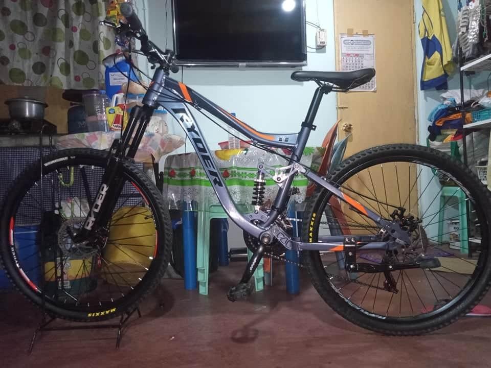 ryder mountain bike full suspension