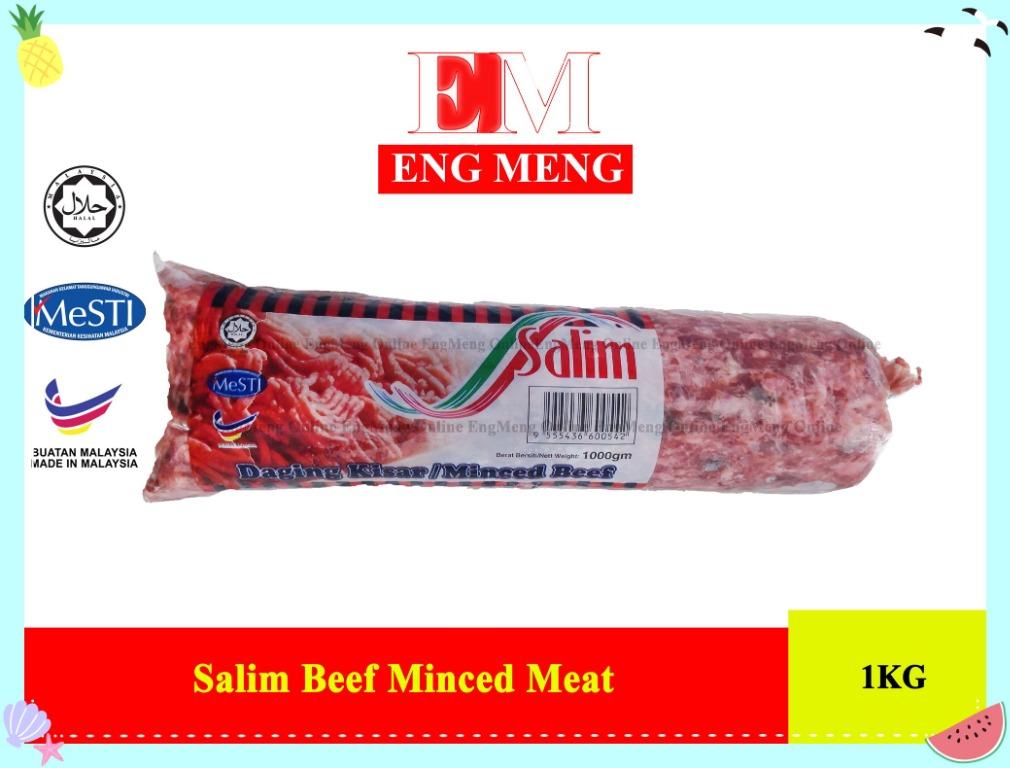 Salim Beef Minced Meat 1kg Salim 牛肉碎 1kg Salim Daging Lembu Kisar 1kg Food Drinks Local Delights Halal Main Meals On Carousell