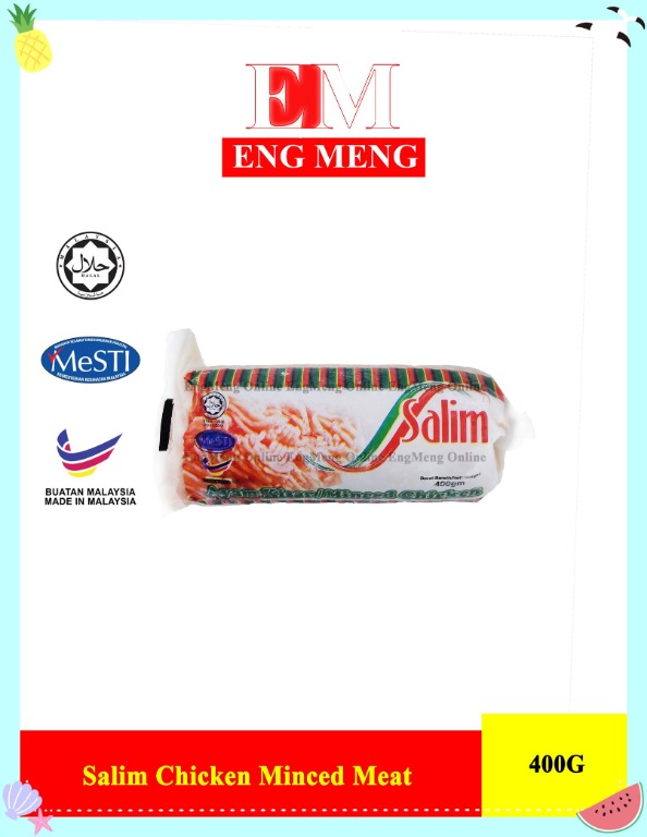 Salim Chicken Minced Meat 400g Salim 鸡肉碎 400g Salim Daging Ayam Kisar 400g Food Drinks Local Delights Halal Main Meals On Carousell