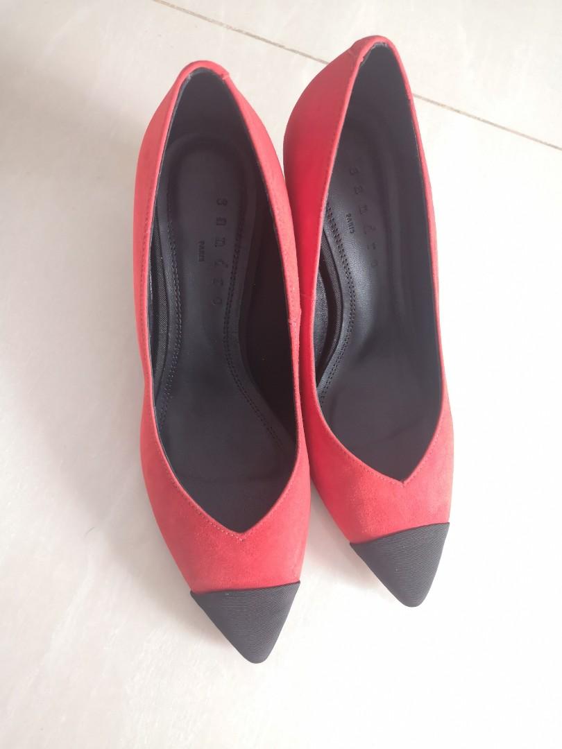 Sandro red pumps size 36, Women's 
