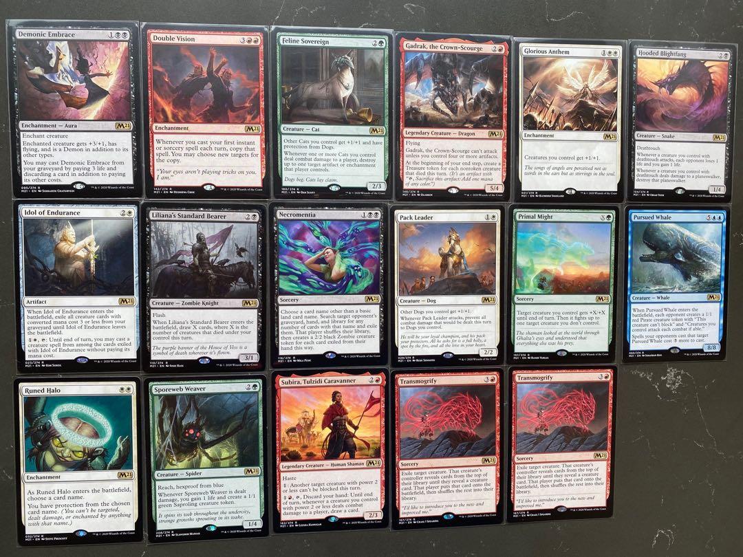 Selling Magic The Gathering Mtg Core Set 2021 Rare Cards Hobbies Toys Toys Games On Carousell