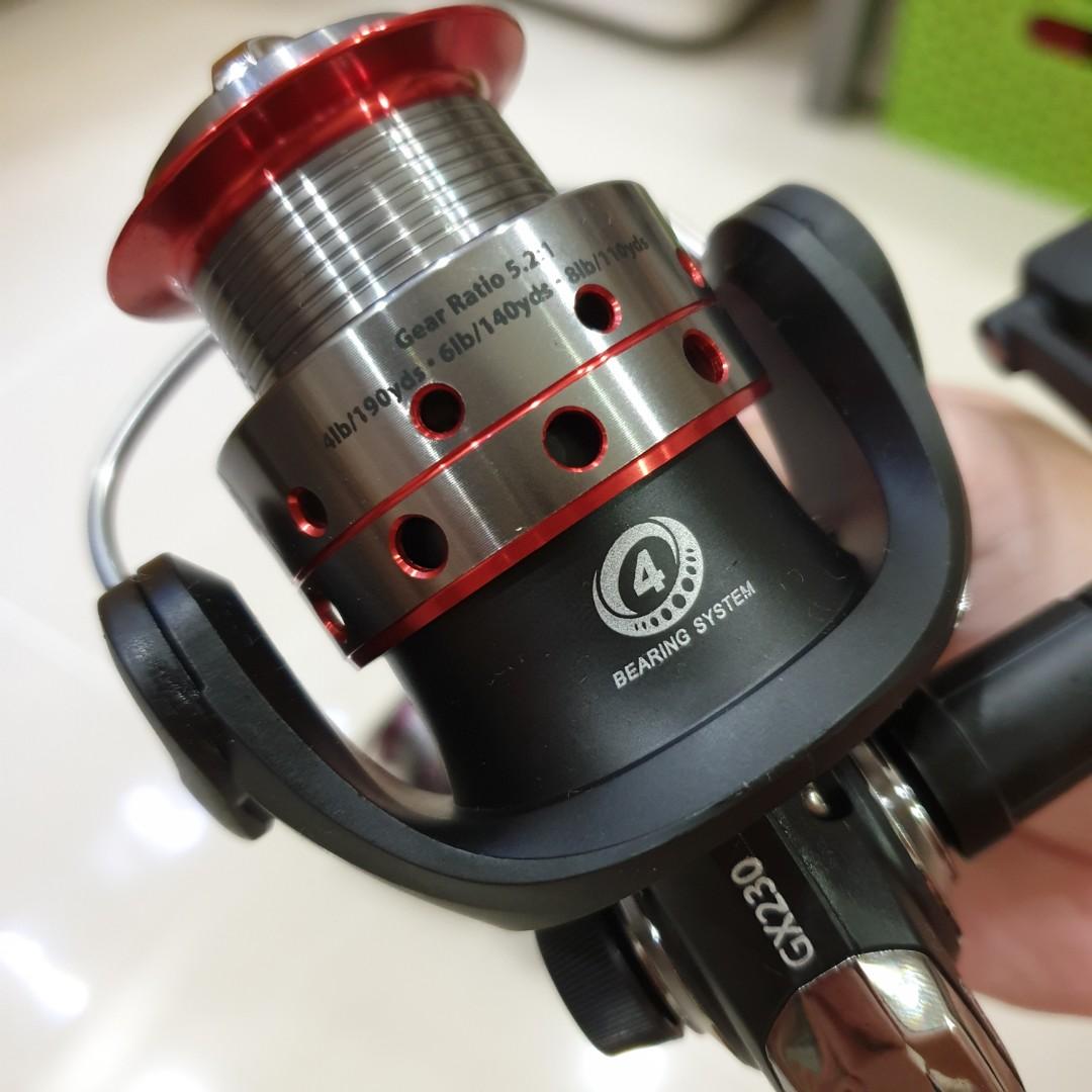 Shakespeare Spinning Reel Pink, Sports Equipment, Fishing on Carousell