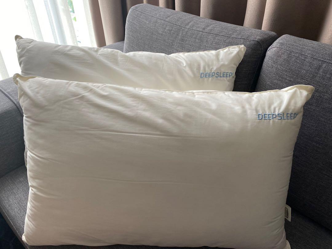 Simmons Deep Sleep Pillow Queen (2 for 50), Furniture & Home Living