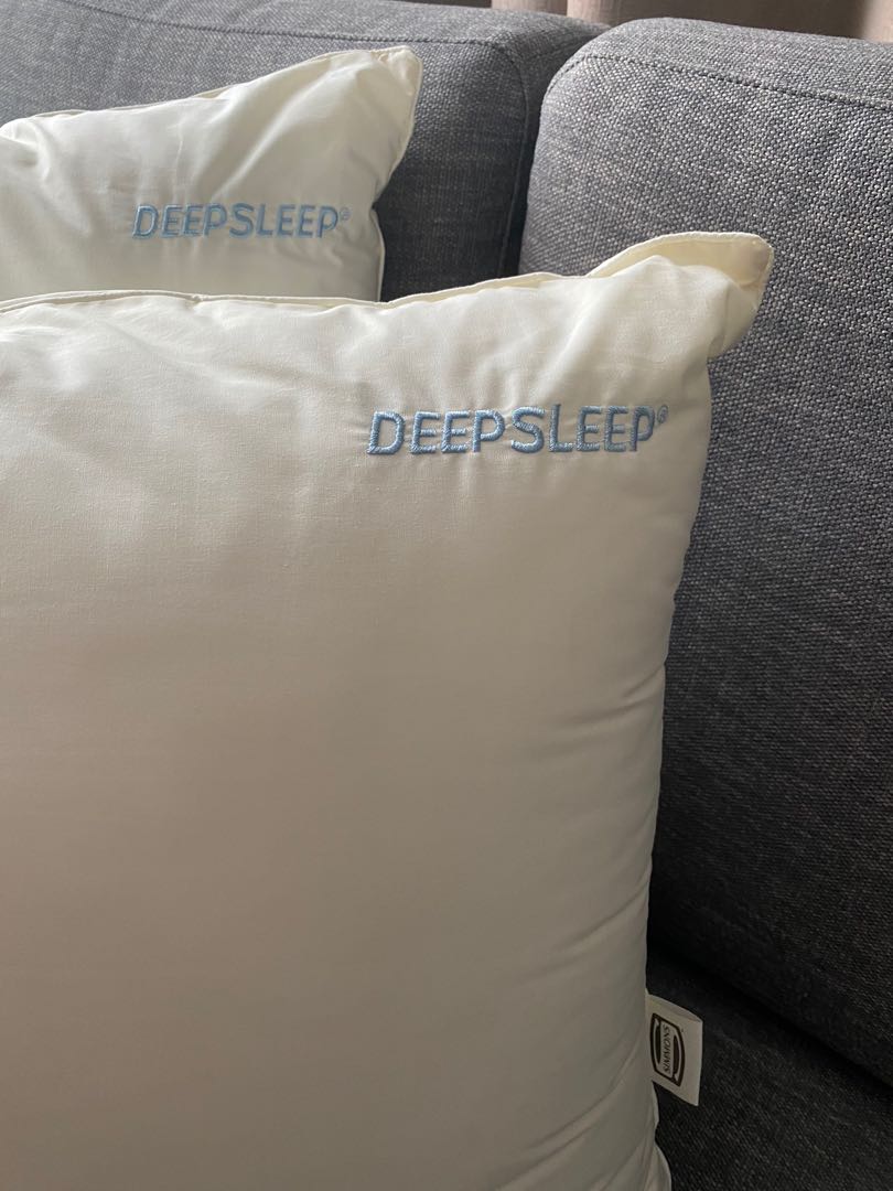 Simmons Deep Sleep Pillow Queen (2 for 50), Furniture & Home Living