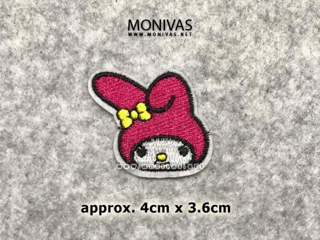 Mimikyu - Iron on patch - Shiny Metallic Embroidered. Pokemon patch.